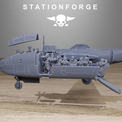 Grimguard Vulture Plane, Sci-Fi Wargames, Resin Miniature by STATIONFORGE