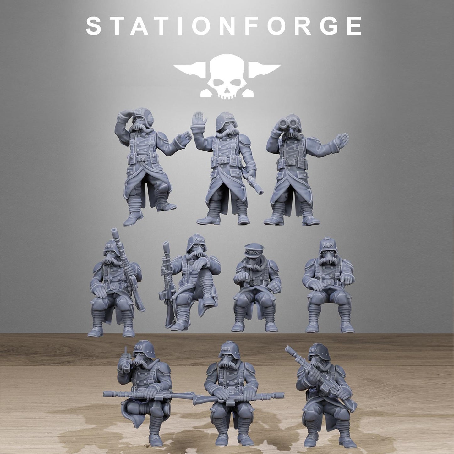 Grimguard Vulture Plane, Sci-Fi Wargames, Resin Miniature by STATIONFORGE