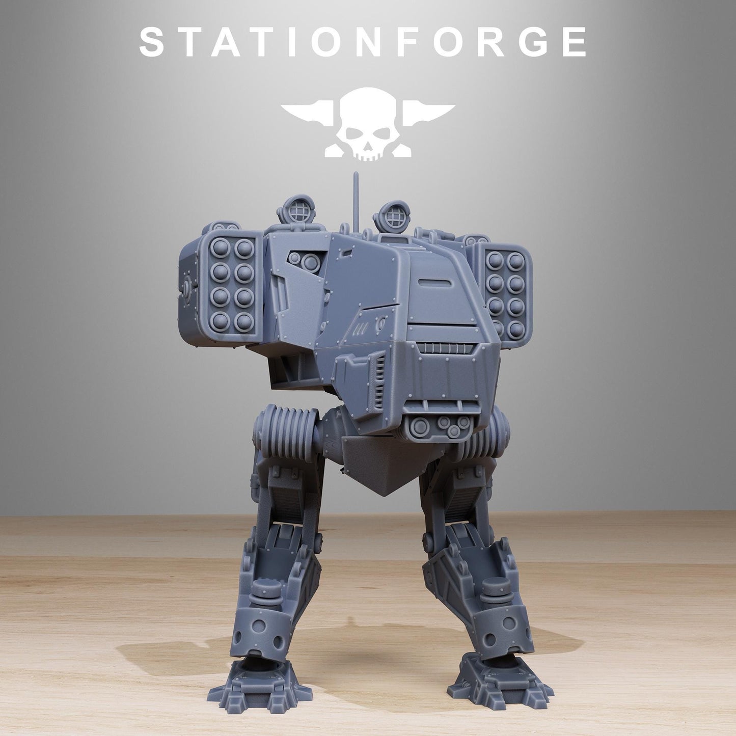 Vaskar Walker, Death Korps Proxy, Sci-Fi Wargames Miniatures by STATIONFORGE