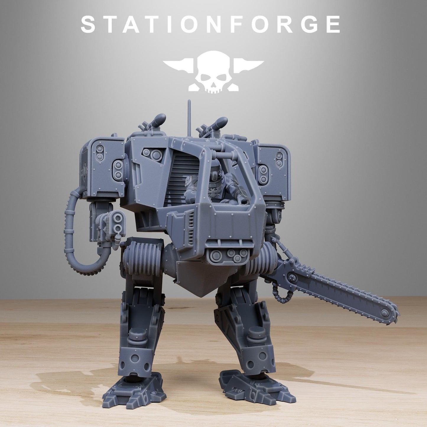 Vaskar Walker, Death Korps Proxy, Sci-Fi Wargames Miniatures by STATIONFORGE