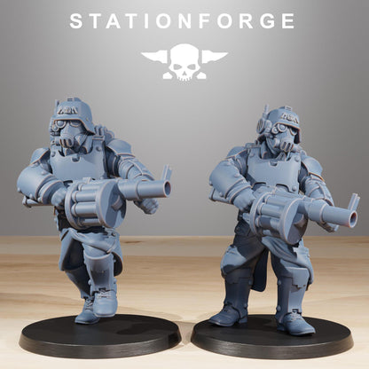 GrimGuard Tinkers 2.0, Death Korps Proxy, Sci-Fi Wargames Miniatures by STATIONFORGE