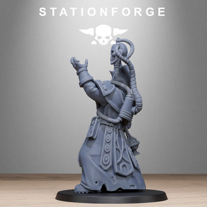 Vodalites Priest Modular Set Miniatures by STATIONFORGE,  Imperial guard infantry regiment