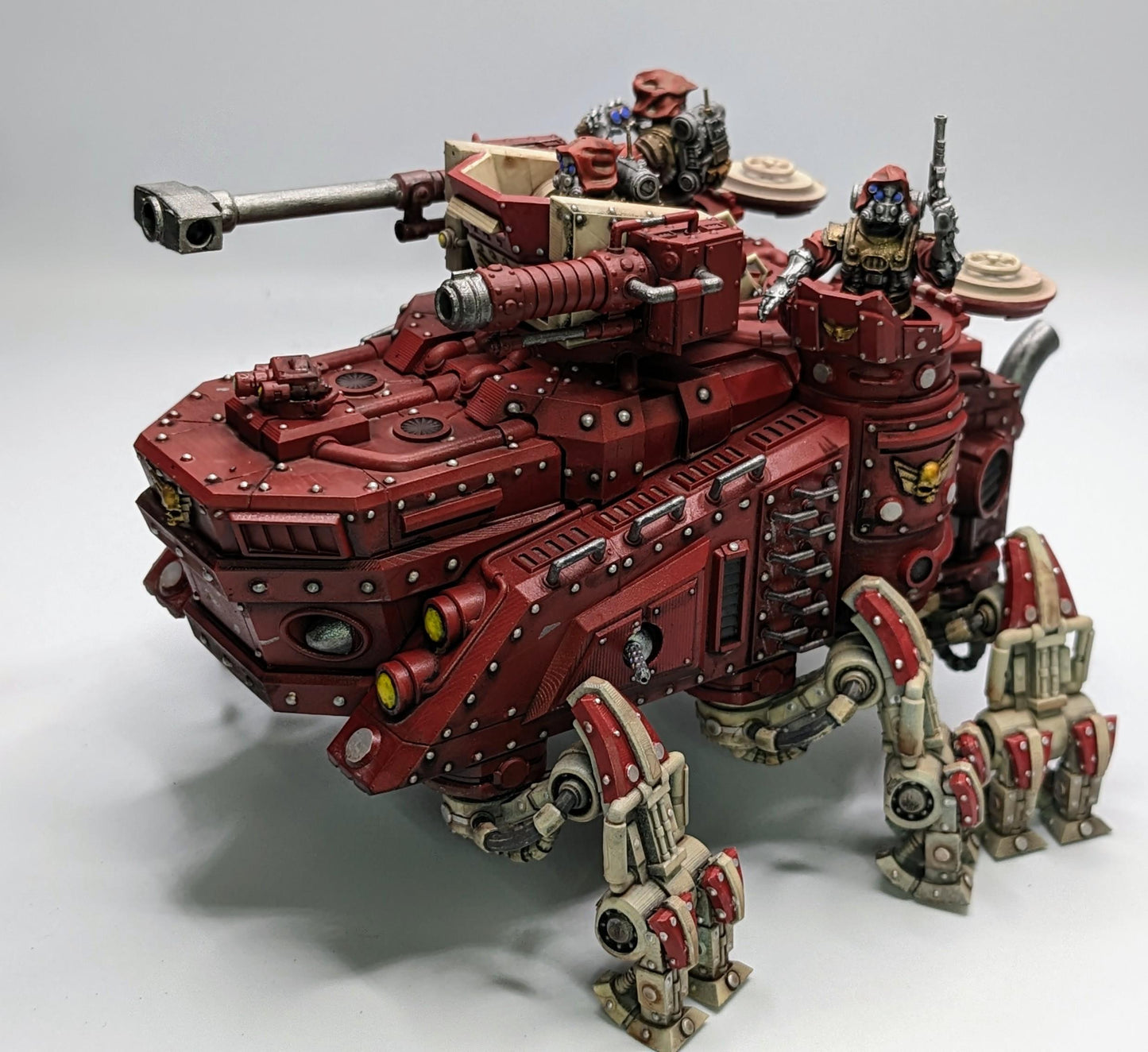 Scavenger Heavy Tank, Sci-Fi Wargame Miniature, STATIONFORGE Licensed Print
