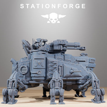 Scavenger Heavy Tank, Sci-Fi Wargame Miniature, STATIONFORGE Licensed Print