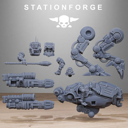 Sci-Fi Wargame Miniatures, Shadow Walkers Techno-bots by STATIONFORGE