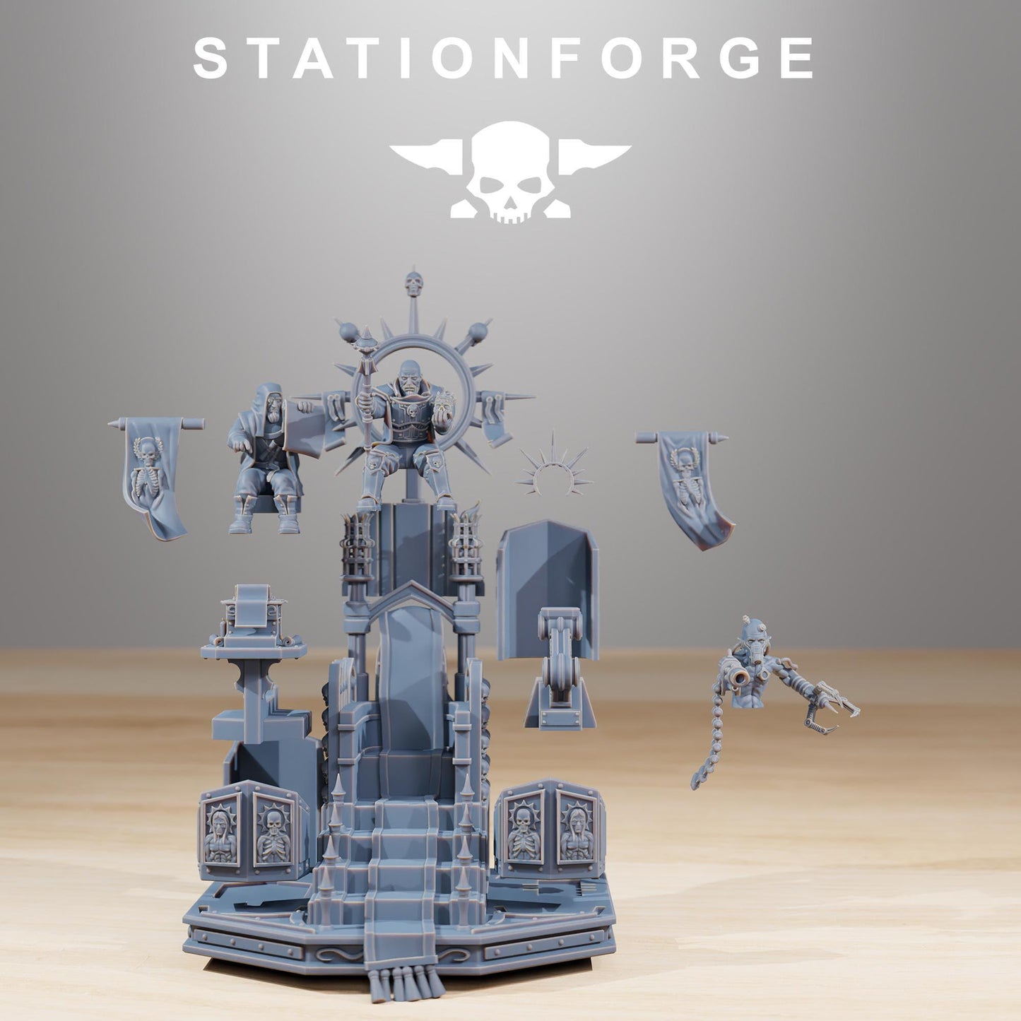 RoyalGuard Royals, Death Korps Proxy, Sci-Fi Wargames Miniatures by STATIONFORGE