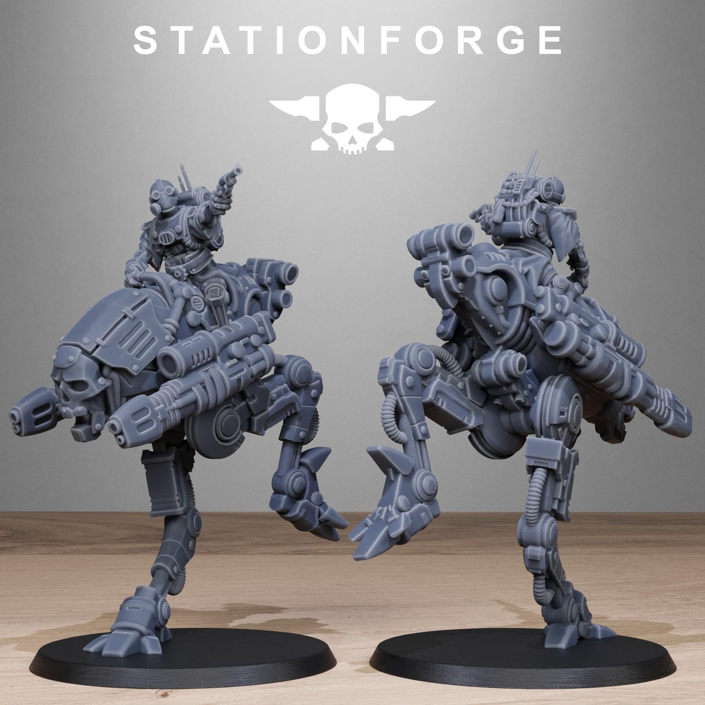 Sci-Fi Wargame Miniatures, Shadow Walkers Techno-bots by STATIONFORGE