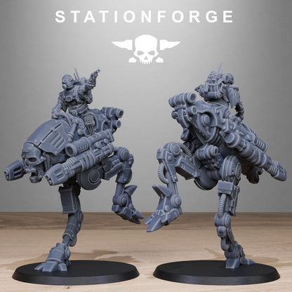 Sci-Fi Wargame Miniatures, Shadow Walkers Techno-bots by STATIONFORGE