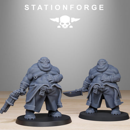 Corrupted Imperial Guard Miniatures, Chaos Worshipper Sci-Fi Wargames by STATIONFORGE