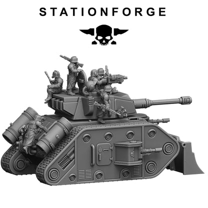 GrimGuard Battle Tank 2.0 – Sci-Fi Heavy Tank, STATIONFORGE Miniature