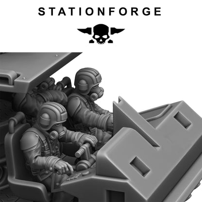 GrimGuard Battle Tank 2.0 – Sci-Fi Heavy Tank, STATIONFORGE Miniature