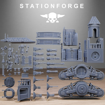 STATIONFORGE Vodalites Heavy Tank, Imperial Inquisition, Resin Miniature