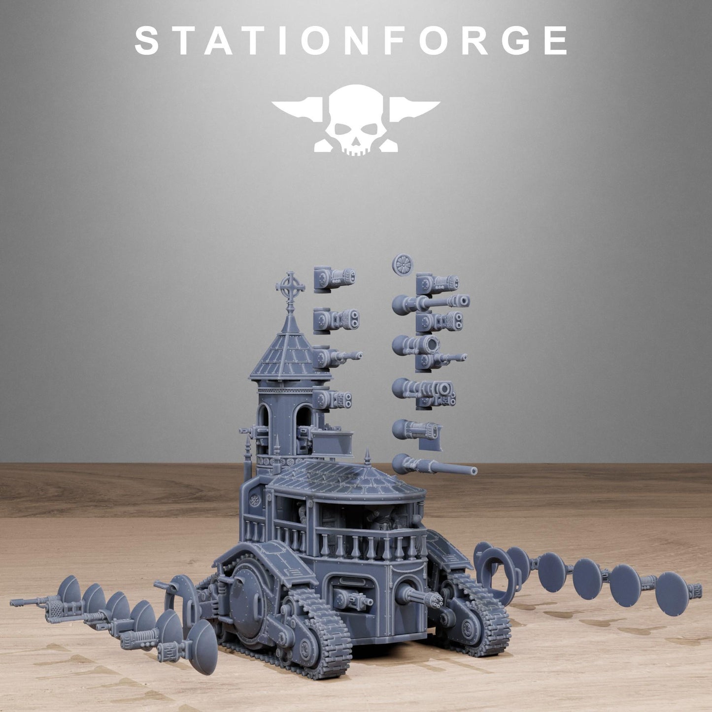 STATIONFORGE Vodalites Heavy Tank, Imperial Inquisition, Resin Miniature