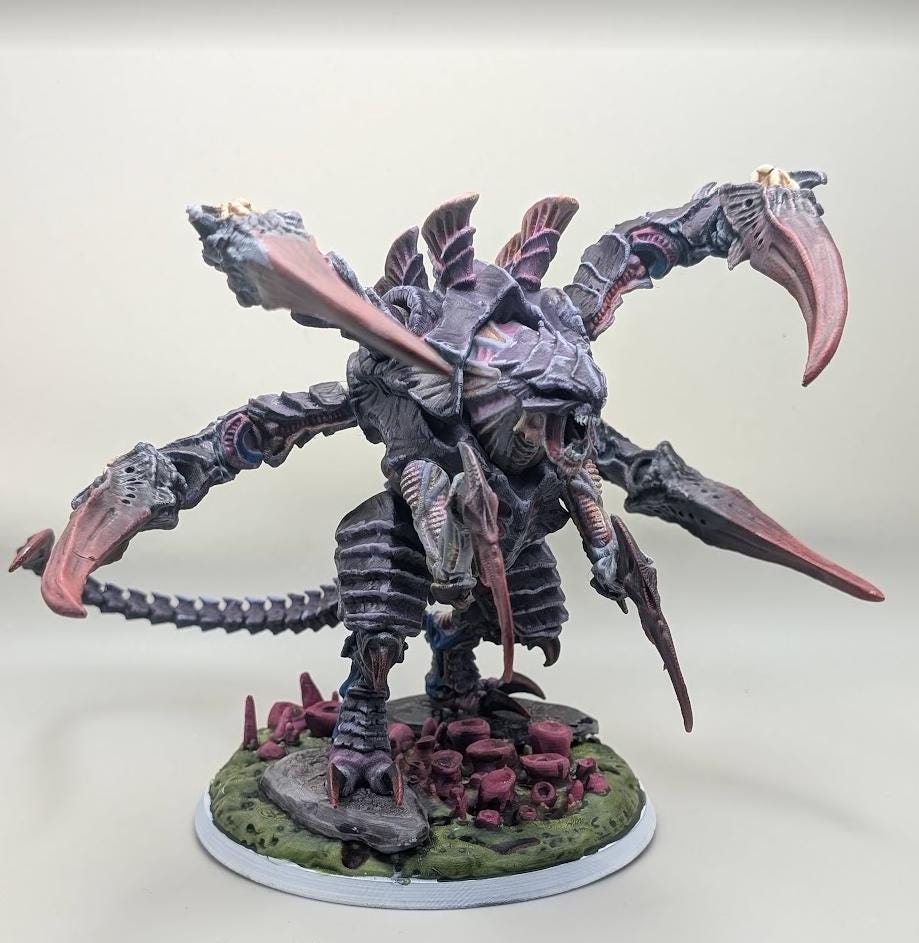 Xenarid Ravage Howler - Xenarid Alien Bugs -  Sci-Fi Grimdark Bug aliens by STATIONFORGE