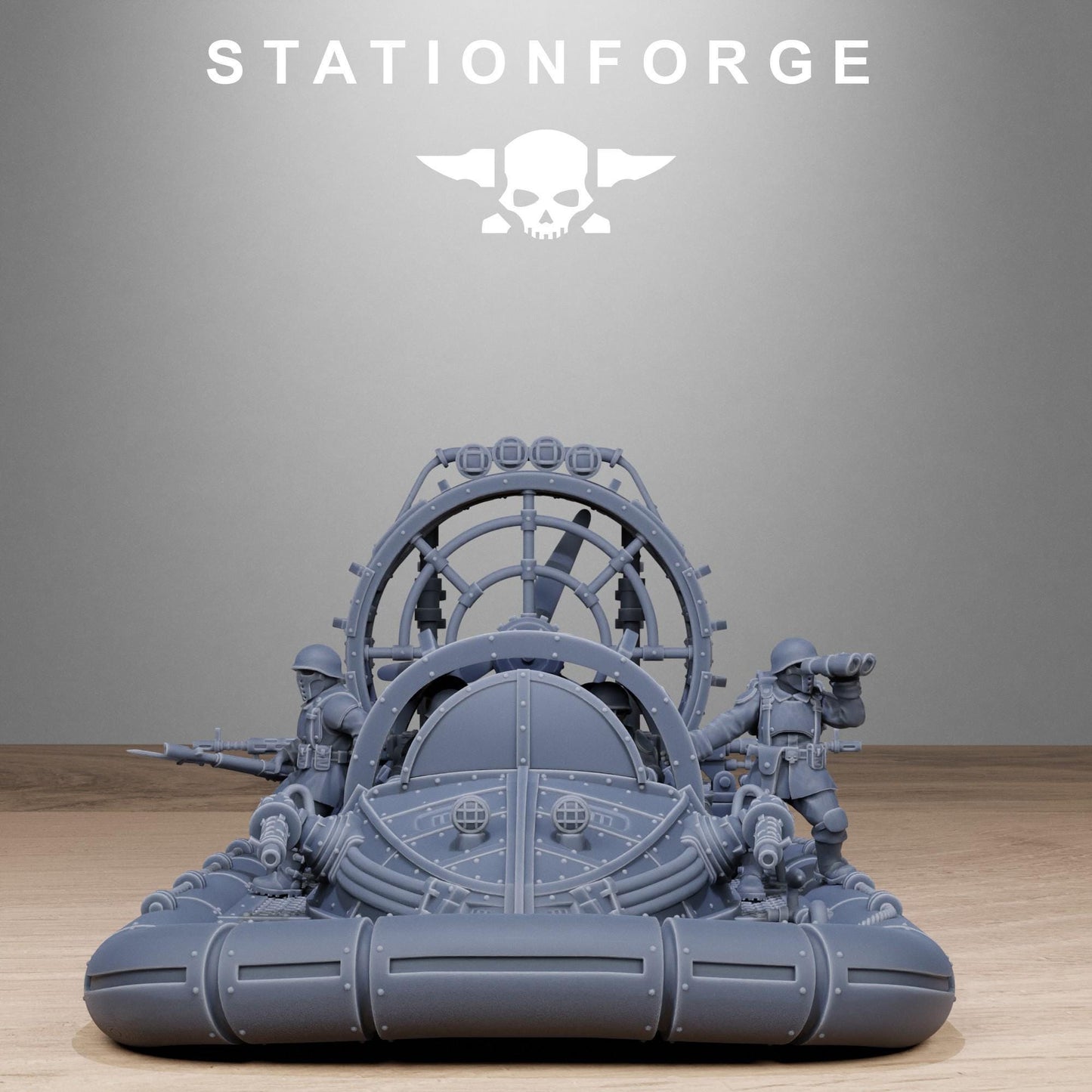 FreeGuard Hovercraft, Modular Sci-Fi Wargame Transport by STATIONFORGE
