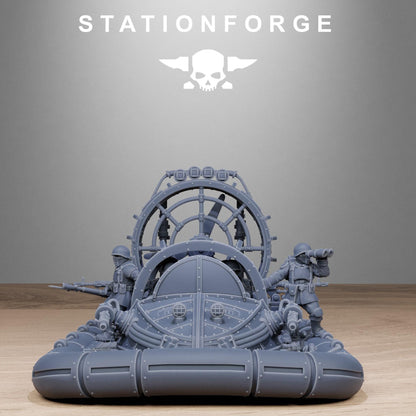 FreeGuard Hovercraft, Modular Sci-Fi Wargame Transport by STATIONFORGE
