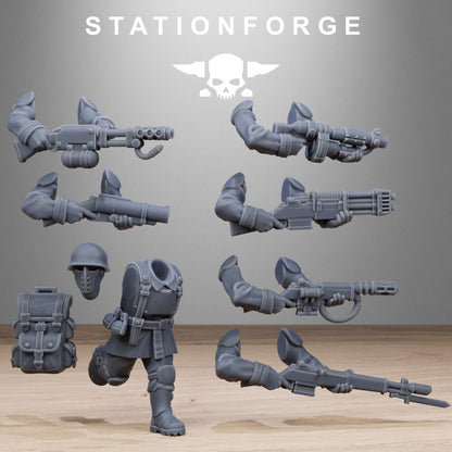 FreeGuard Builder Kit, Imperial Guard Proxy, Sci-Fi Wargames Miniatures by STATIONFORGE