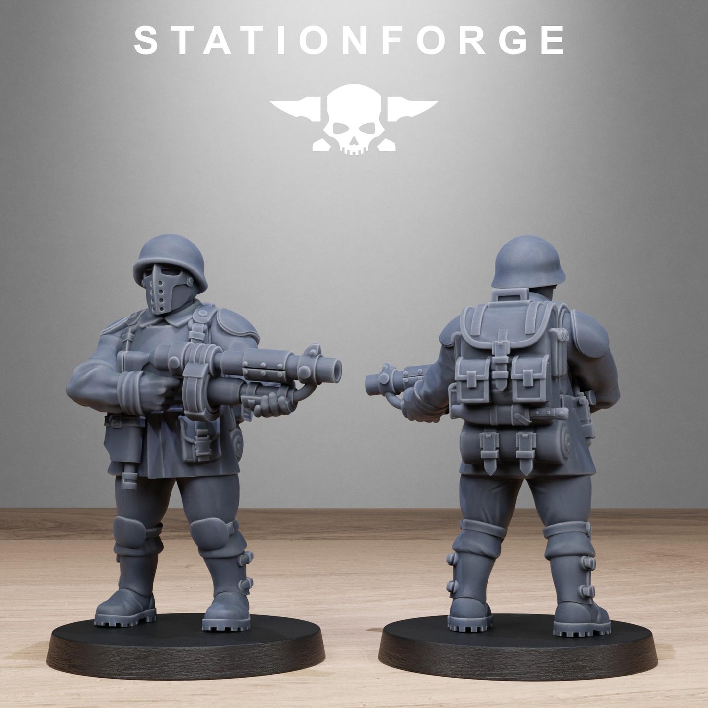 FreeGuard Builder Kit, Imperial Guard Proxy, Sci-Fi Wargames Miniatures by STATIONFORGE