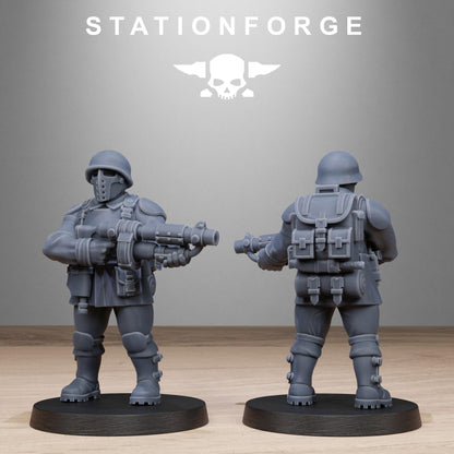 FreeGuard Builder Kit, Imperial Guard Proxy, Sci-Fi Wargames Miniatures by STATIONFORGE