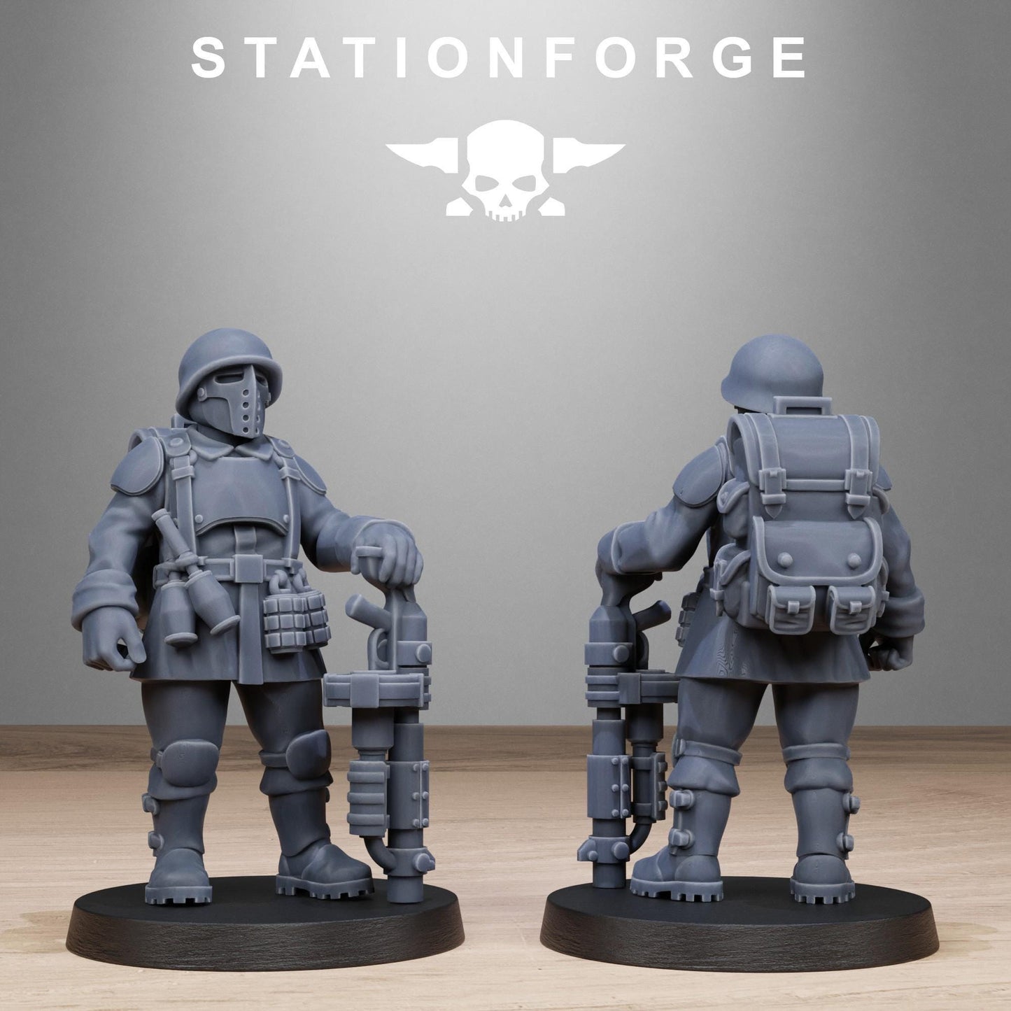 FreeGuard Builder Kit, Imperial Guard Proxy, Sci-Fi Wargames Miniatures by STATIONFORGE