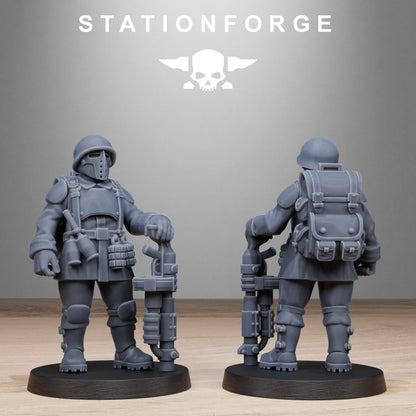 FreeGuard Builder Kit, Imperial Guard Proxy, Sci-Fi Wargames Miniatures by STATIONFORGE