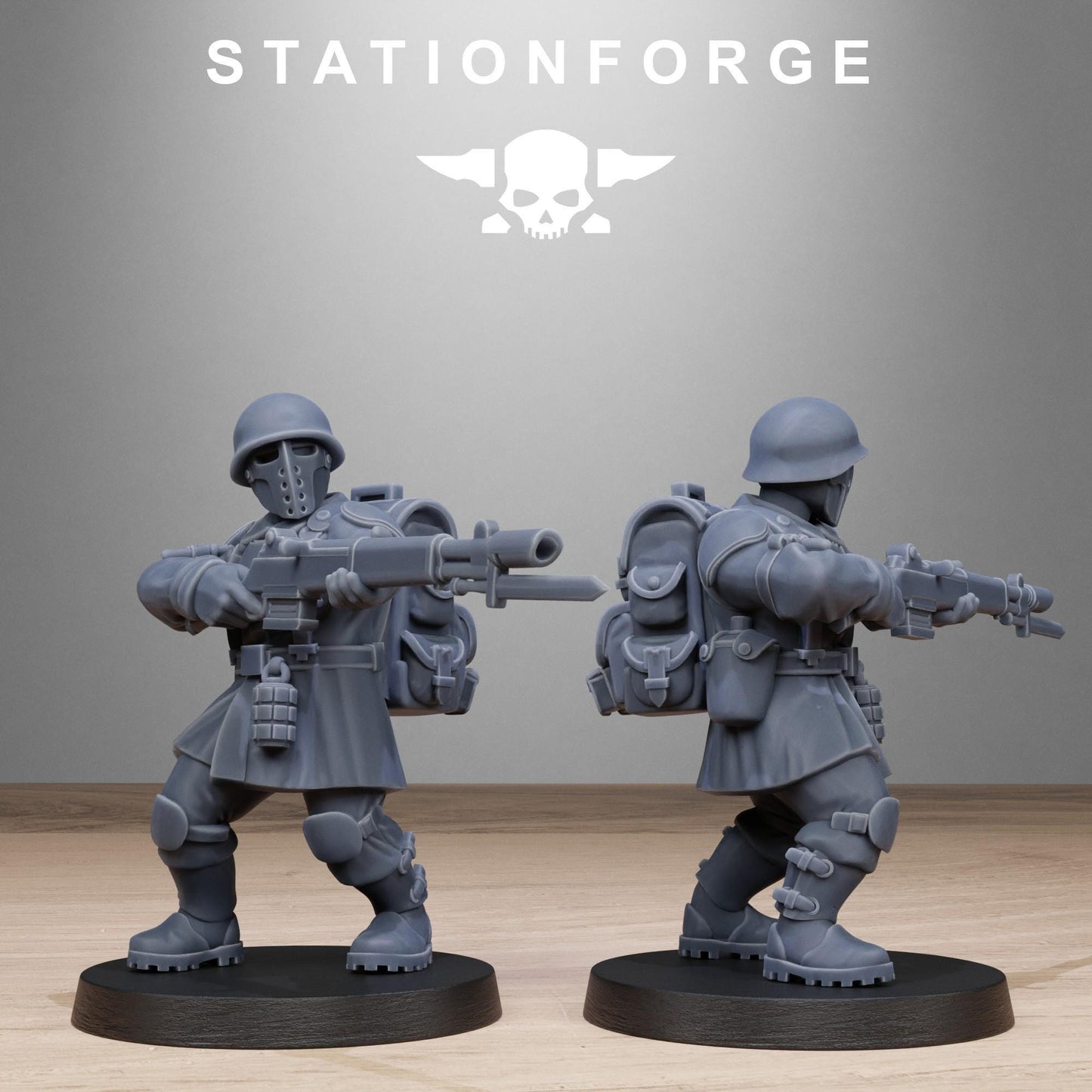 FreeGuard Builder Kit, Imperial Guard Proxy, Sci-Fi Wargames Miniatures by STATIONFORGE