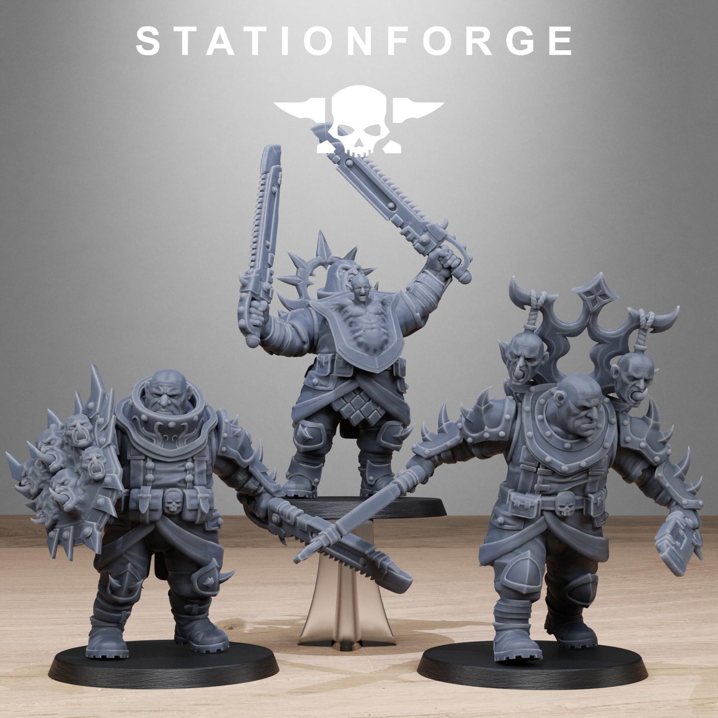 Corrupted Guard The Giantes, Imperial Guard Proxy, Sci-Fi Wargames Miniatures by STATIONFORGE