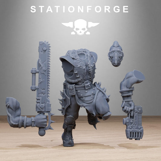 Corrupted Guard Spikers, Sci-Fi Wargames Miniatures, STATIONFORGE