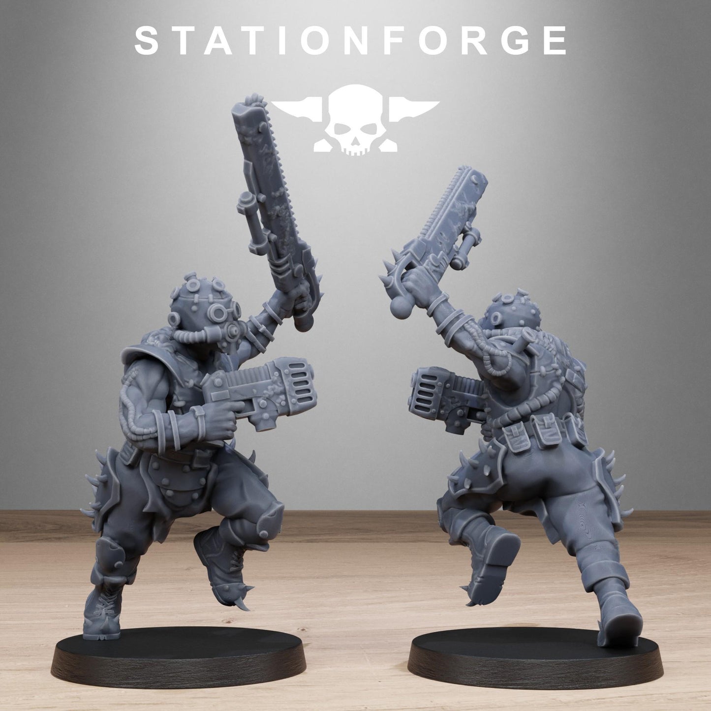Corrupted Guard Spikers, Sci-Fi Wargames Miniatures, STATIONFORGE