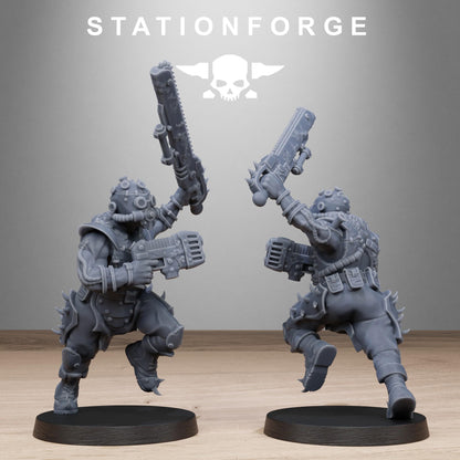 Corrupted Guard Spikers, Sci-Fi Wargames Miniatures, STATIONFORGE