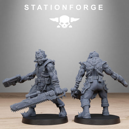Corrupted Guard Spikers, Sci-Fi Wargames Miniatures, STATIONFORGE