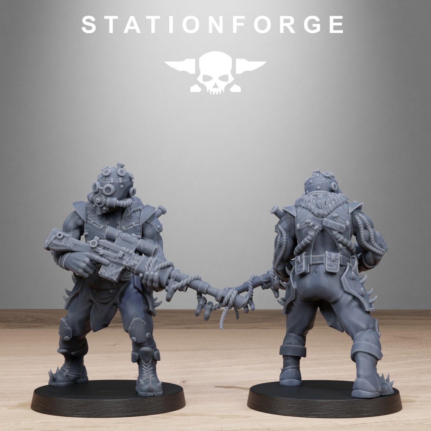 Corrupted Guard Spikers, Sci-Fi Wargames Miniatures, STATIONFORGE