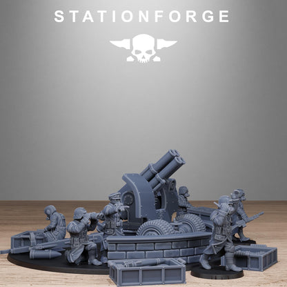 GrimGuard Light Artillery 2.0, Sci-Fi Wargames Miniature by STATIONFORGE