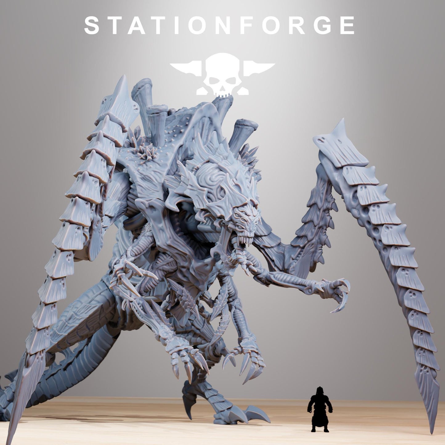 Xenarid Queen - Xenarid Alien Bugs -  Sci-Fi Grimdark Bug aliens by STATIONFORGE