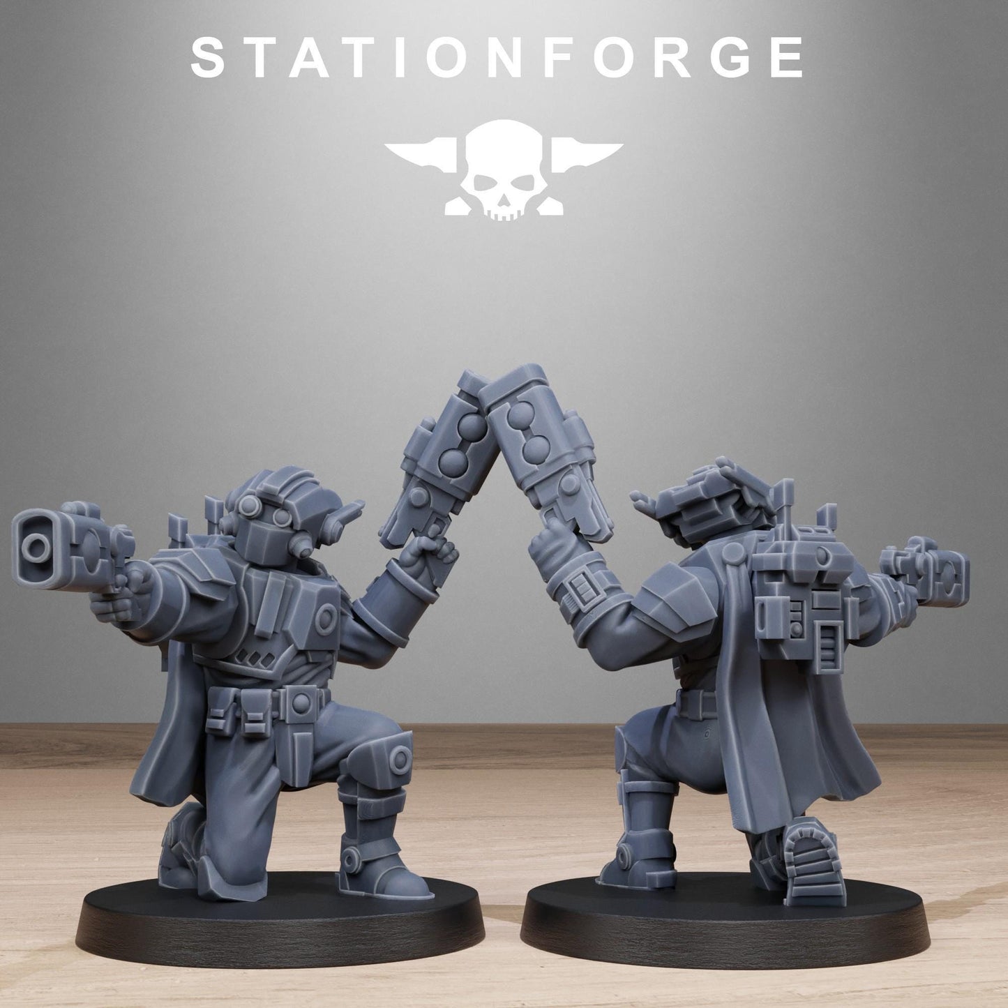 Tarion Pistoleers, Communitarian Alien Infantry, Sci-Fi Wargames Miniatures by STATIONFORGE