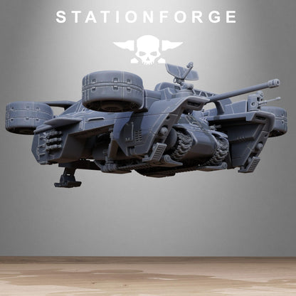 FreeGuard Skycrane, Modular Sci-Fi Guardsmen Tank Transport by STATIONFORGE, Sci-fi Wargames Proxy