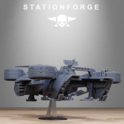 FreeGuard Skycrane, Modular Sci-Fi Guardsmen Tank Transport by STATIONFORGE, Sci-fi Wargames Proxy
