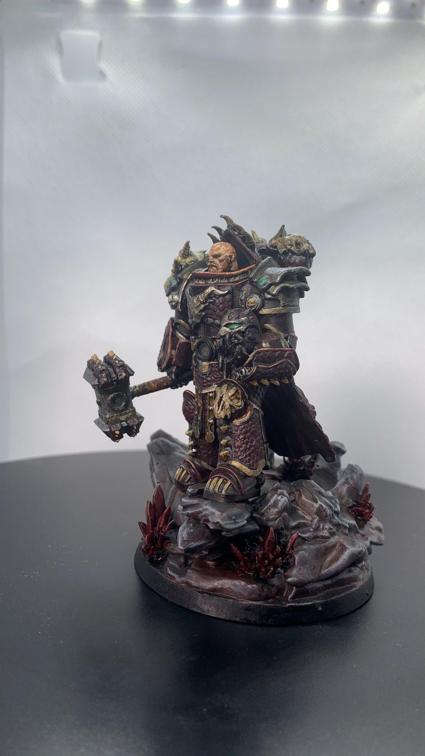 Prime Leader Of The Dragon Knights, Modular Sci-Fi Marine warriors by STATIONFORGE, Grimdark Wargames Proxy