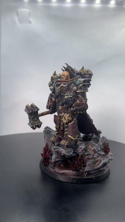 Prime Leader Of The Dragon Knights, Modular Sci-Fi Marine warriors by STATIONFORGE, Grimdark Wargames Proxy
