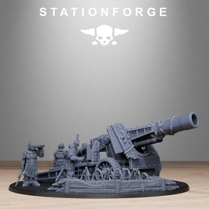 RoyalGuard Artillery Miniatures by STATIONFORGE,  Imperial guard infantry regiment
