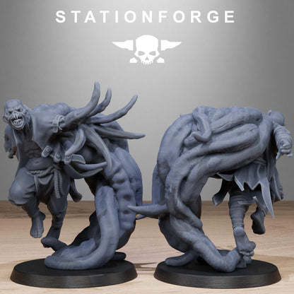 Corrupted Guard Butchers, 3D Printed Sci-Fi Miniatures by STATIONFORGE