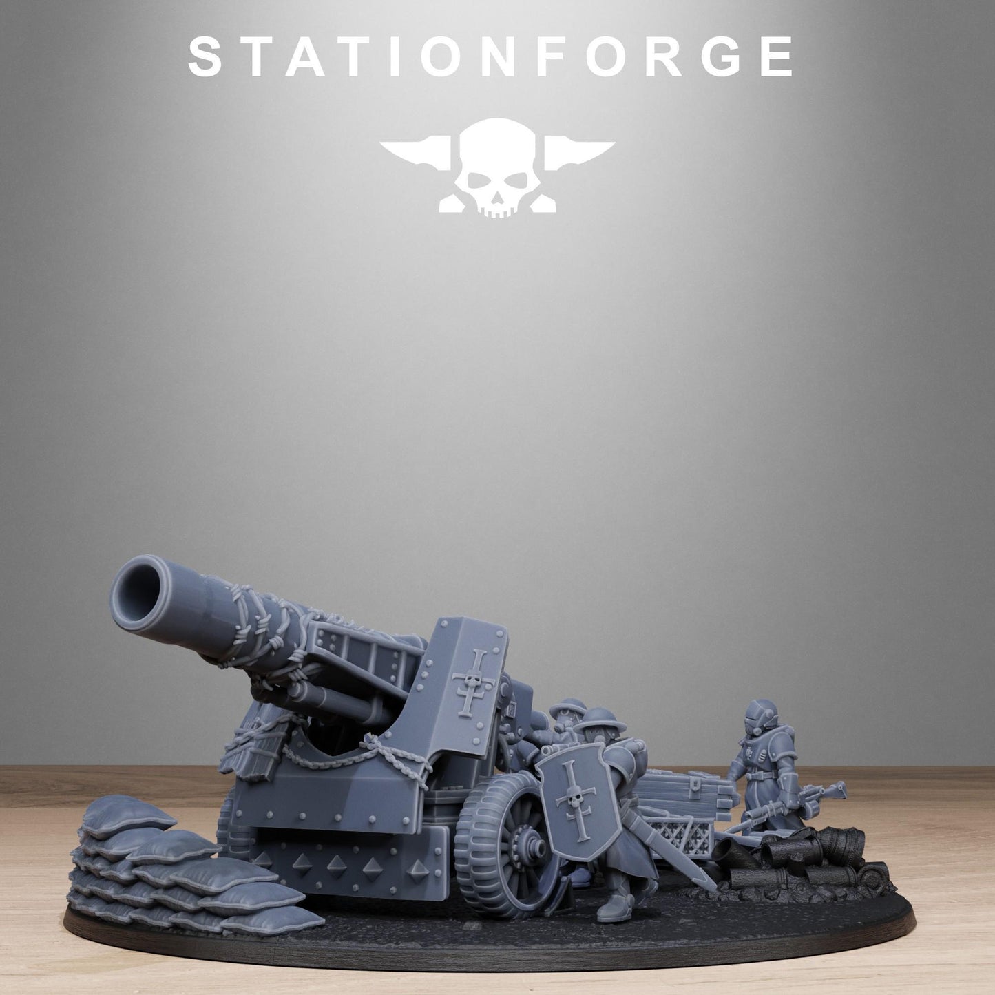 RoyalGuard Artillery Miniatures by STATIONFORGE,  Imperial guard infantry regiment
