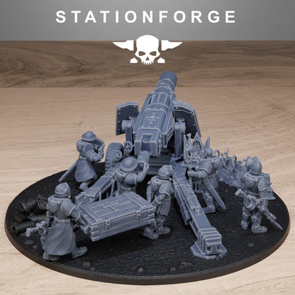RoyalGuard Artillery Miniatures by STATIONFORGE,  Imperial guard infantry regiment