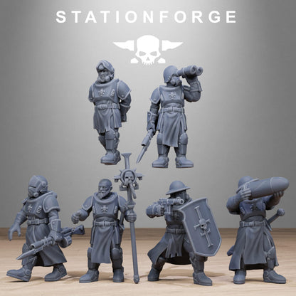 RoyalGuard Artillery Miniatures by STATIONFORGE,  Imperial guard infantry regiment