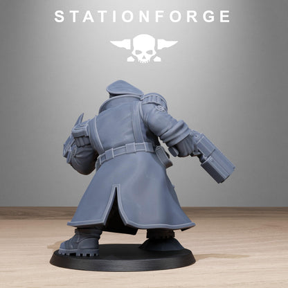FreeGuard Mutant Officer, Death Korps Proxy, Sci-Fi Wargames Miniatures by STATIONFORGE
