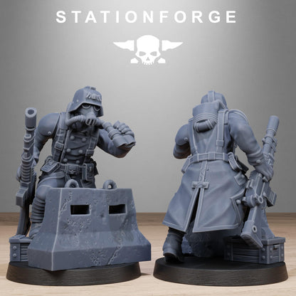 GrimGuard Battlefront, Death Korps Proxy, Sci-Fi Wargames Miniatures by STATIONFORGE