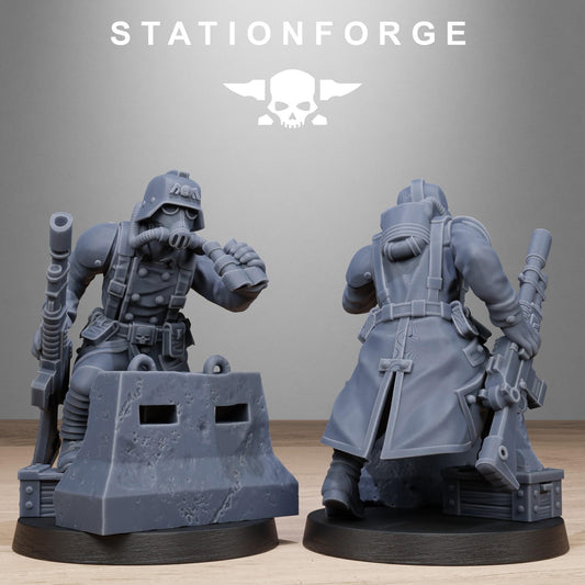 GrimGuard Battlefront, Death Korps Proxy, Sci-Fi Wargames Miniatures by STATIONFORGE