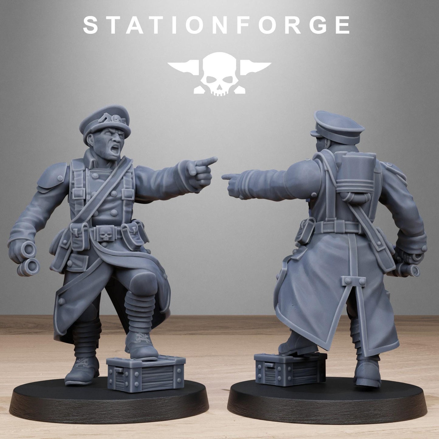 GrimGuard Battlefront, Death Korps Proxy, Sci-Fi Wargames Miniatures by STATIONFORGE
