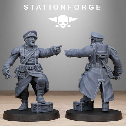 GrimGuard Battlefront, Death Korps Proxy, Sci-Fi Wargames Miniatures by STATIONFORGE