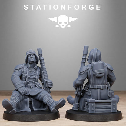 GrimGuard Battlefront, Death Korps Proxy, Sci-Fi Wargames Miniatures by STATIONFORGE
